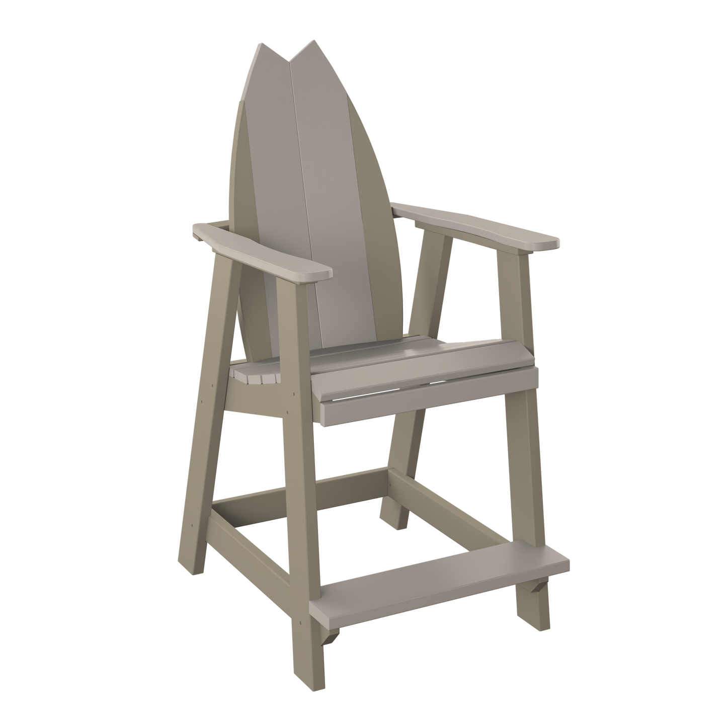 Polybird P82 Surfboard-Tail Balcony Chair (COUNTER HEIGHT) - LEAD TIME TO SHIP 5 BUSINESS DAYS OR LESS