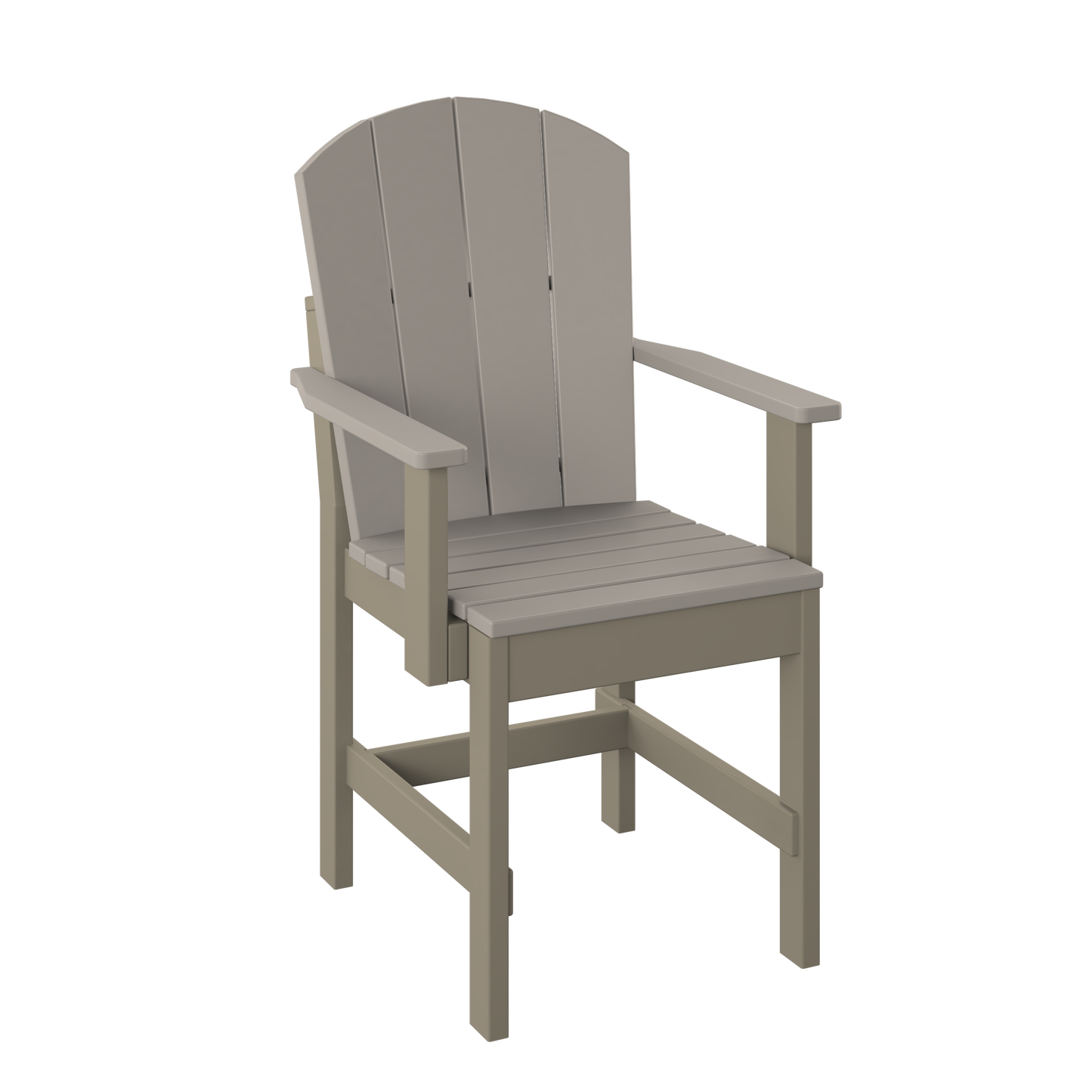 Polybird P8-R Fanback Dining Chair (DINING HEIGHT) - LEAD TIME TO SHIP 5 BUSINESS DAYS OR LESS