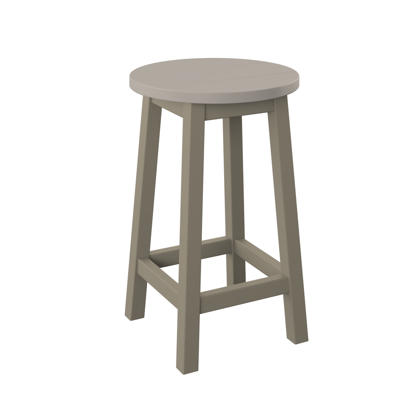 Polybird P94-C Round Bar Stool (COUNTER HEIGHT) - LEAD TIME TO SHIP 5 BUSINESS DAYS OR LESS
