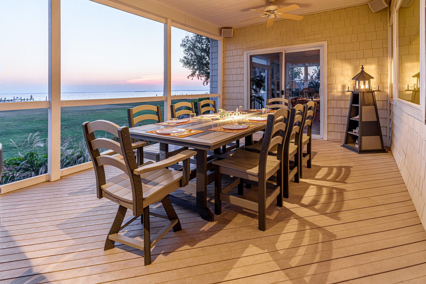 Beaver Dam Outdoor 43"x60" Seabreak Dining Table (DINING HEIGHT) - LEAD TIME TO SHIP 6 WEEKS OR LESS