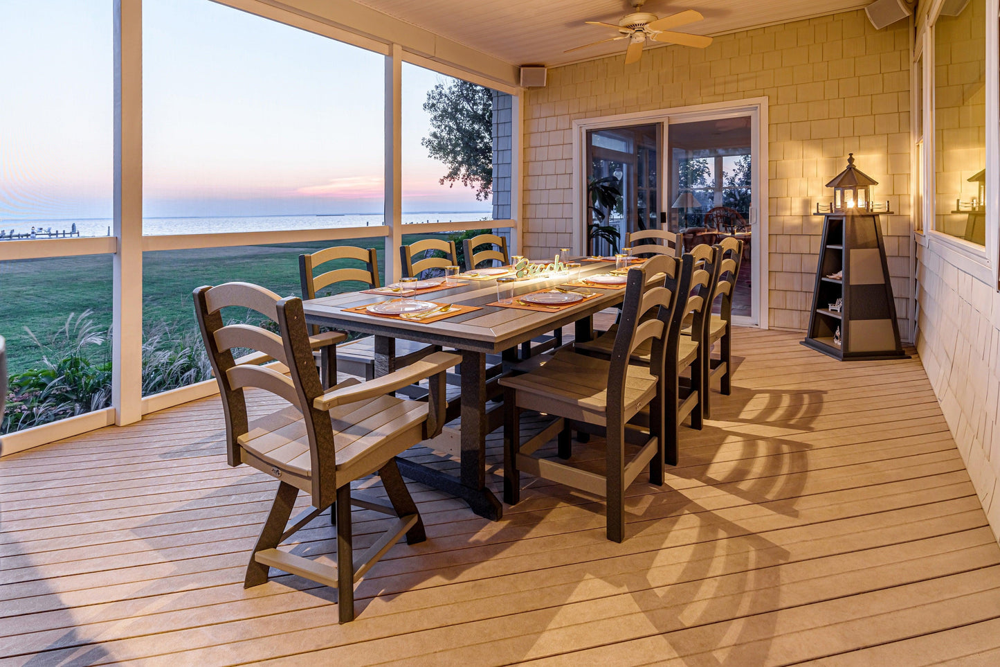 Beaver Dam Outdoor 43"x96" Seabreak Counter Table (COUNTER HEIGHT) - LEAD TIME TO SHIP 6 WEEKS OR LESS