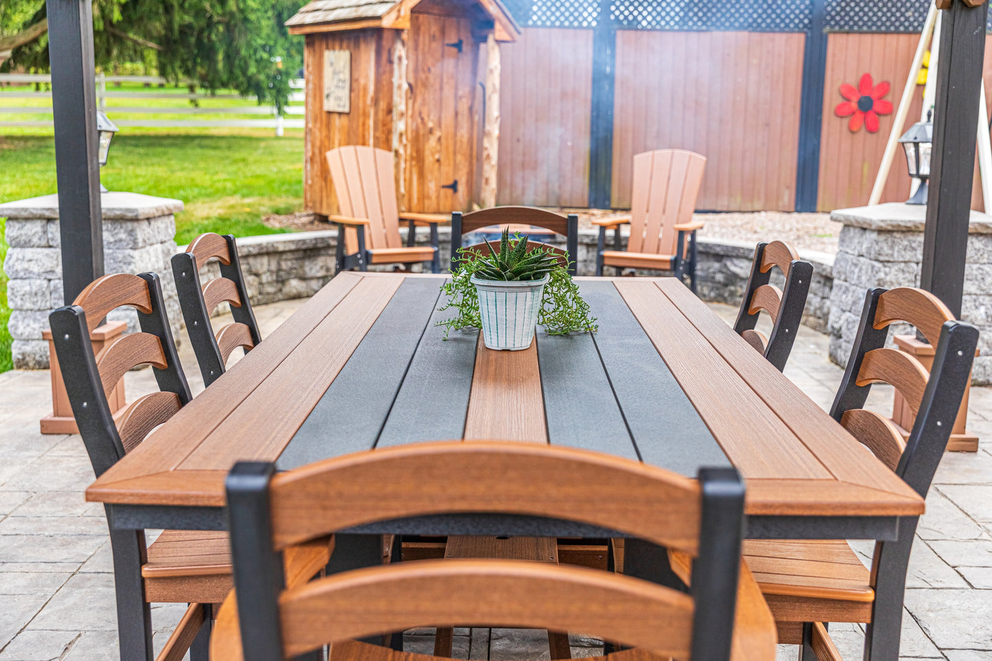 Beaver Dam Outdoor 43"x84" Seabreak Dining Table (DINING HEIGHT) - LEAD TIME TO SHIP 4 WEEKS OR LESS