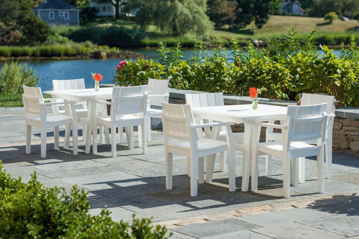 Seaside Casual Recycled Plastic MAD Dining Table 33" x 33" - LEAD TIME TO SHIP 2 TO 4 WEEKS