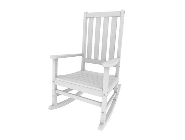 Seaside Casual Recycled Plastic Traditional Porch Rocking Chair - LEAD TIME TO SHIP 2 TO 4 WEEKS