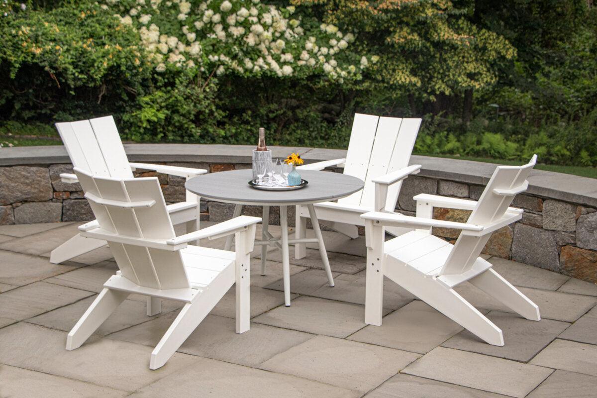 Seaside Casual Recycled Plastic HIP Round Club Table 42" - LEAD TIME TO SHIP 2 TO 4 WEEKS