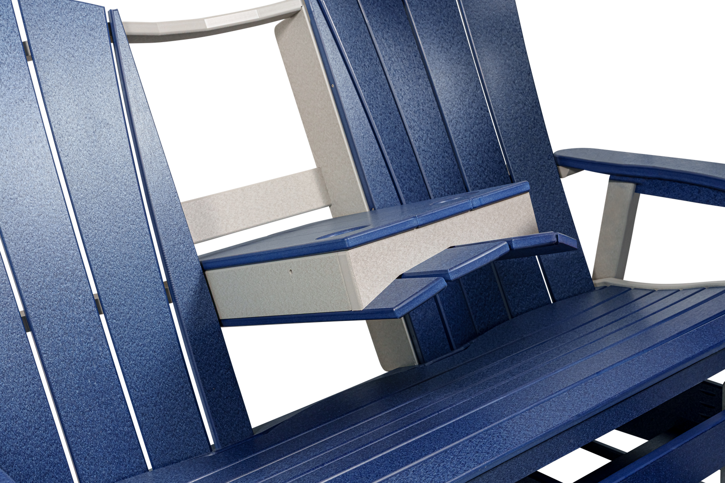 Beaver Dam Outdoor Serenity Triple Counter Glider With flip Down Center Console (COUNTER HEIGHT) - LEAD TIME TO SHIP 8 WEEKS OR LESS
