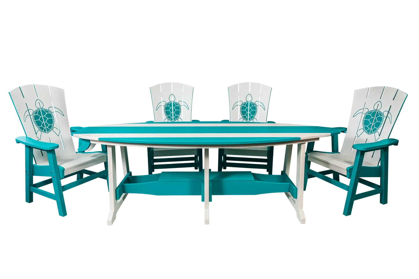 Beaver Dam Outdoor Bayside Turtle Design Dining Chair - LEAD TIME TO SHIP 4 WEEKS OR LESS
