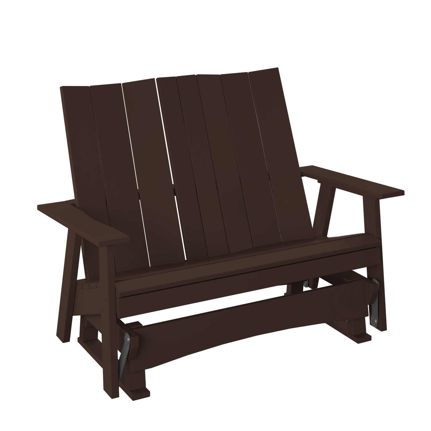 Polybird P63 Modern 4' Glider Bench - LEAD TIME TO SHIP 5 BUSINESS DAYS OR LESS