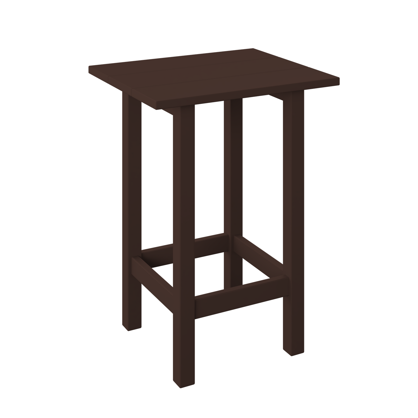 Polybird P65 Modern Balcony End Table (PAIRS WITH COUNTER HEIGHT CHAIRS) - LEAD TIME TO SHIP 7 BUSINESS DAYS OR LESS