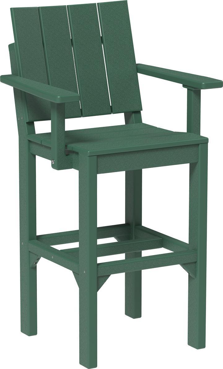 LuxCraft Recycled Plastic Urban Arm Chair (BAR HEIGHT) - LEAD TIME TO SHIP 3 TO 4 WEEKS