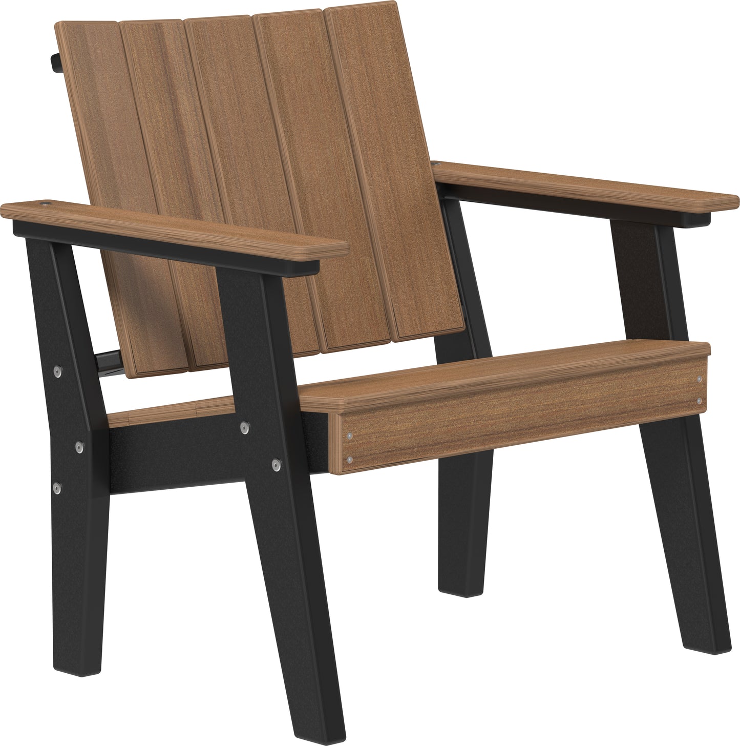 LuxCraft Recycled Plastic Urban Chat Deck Chair - LEAD TIME TO SHIP 7 BUSINESS DAYS OR LESS