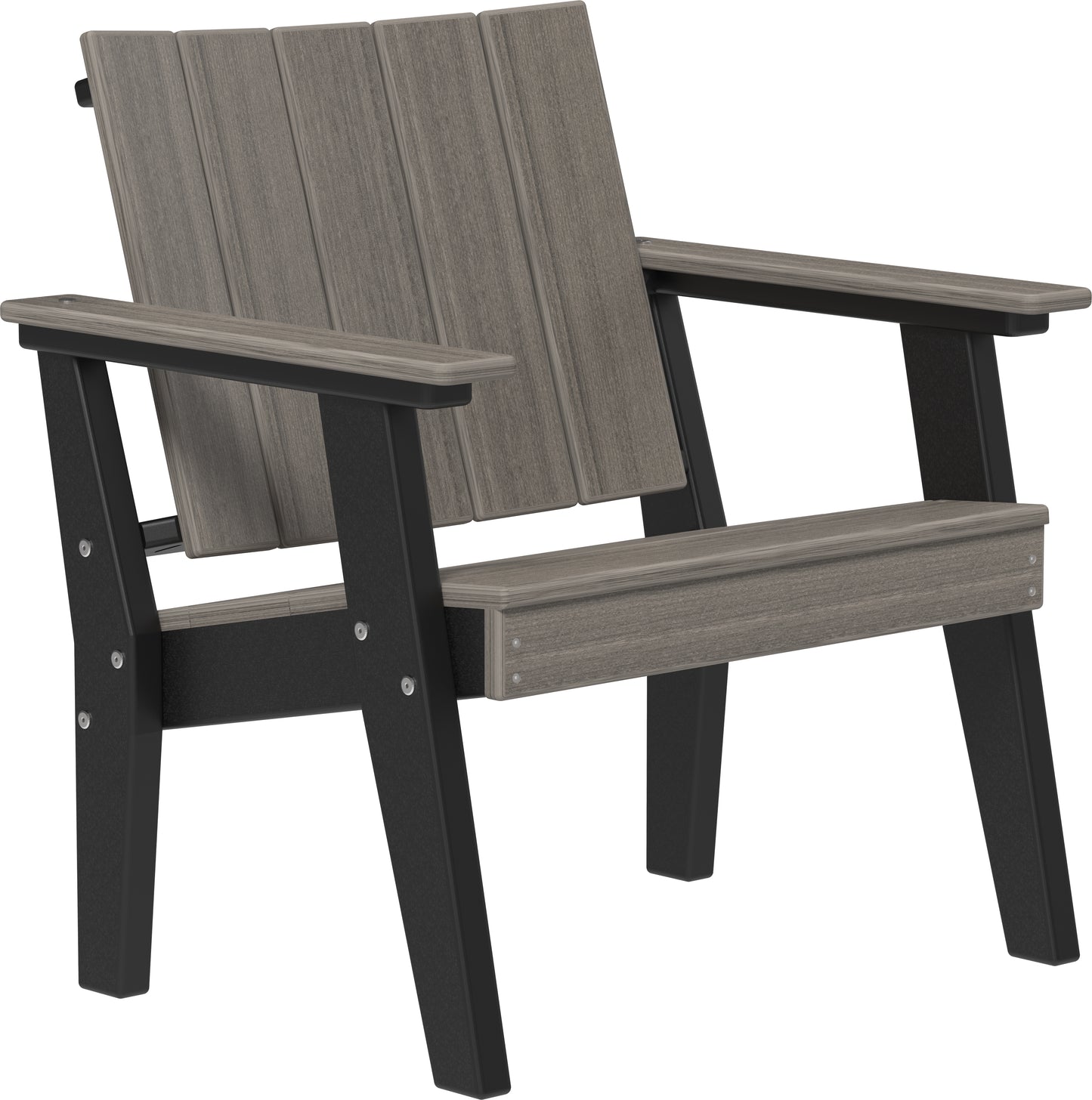 LuxCraft Recycled Plastic Urban Chat Deck Chair - LEAD TIME TO SHIP 7 BUSINESS DAYS OR LESS