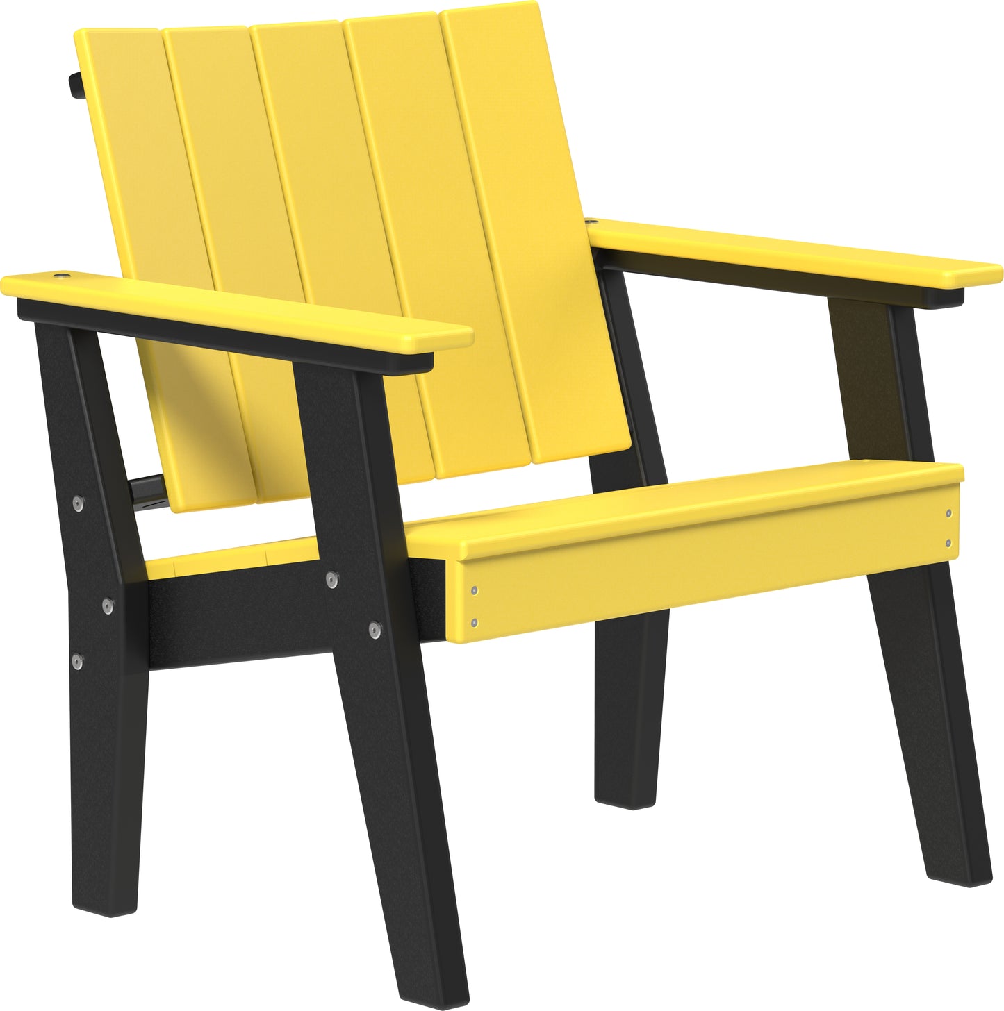 LuxCraft Recycled Plastic Urban Chat Deck Chair - LEAD TIME TO SHIP 7 BUSINESS DAYS OR LESS