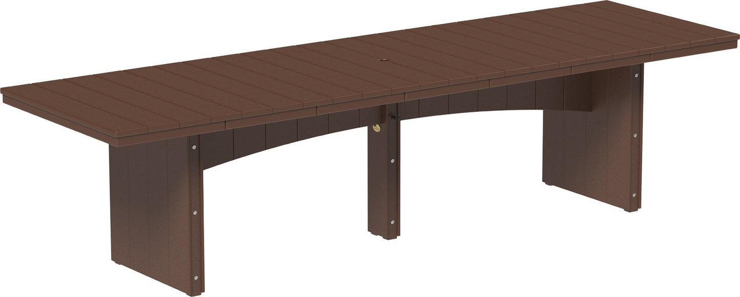 LuxCraft Recycled Plastic 3' x 10' Urban Rectangular Table (COUNTER HEIGHT) - LEAD TIME TO SHIP 3 TO 4 WEEKS