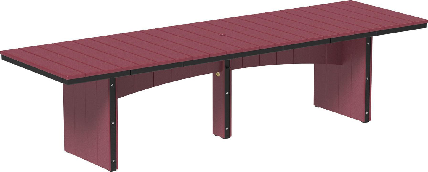 LuxCraft Recycled Plastic 3' x 10' Urban Rectangular Table (COUNTER HEIGHT) - LEAD TIME TO SHIP 3 TO 4 WEEKS