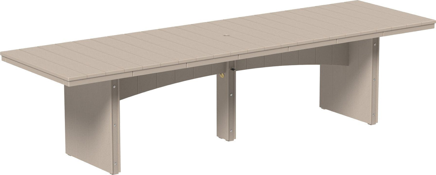 LuxCraft Recycled Plastic 3' x 10' Urban Rectangular Table (COUNTER HEIGHT) - LEAD TIME TO SHIP 3 TO 4 WEEKS