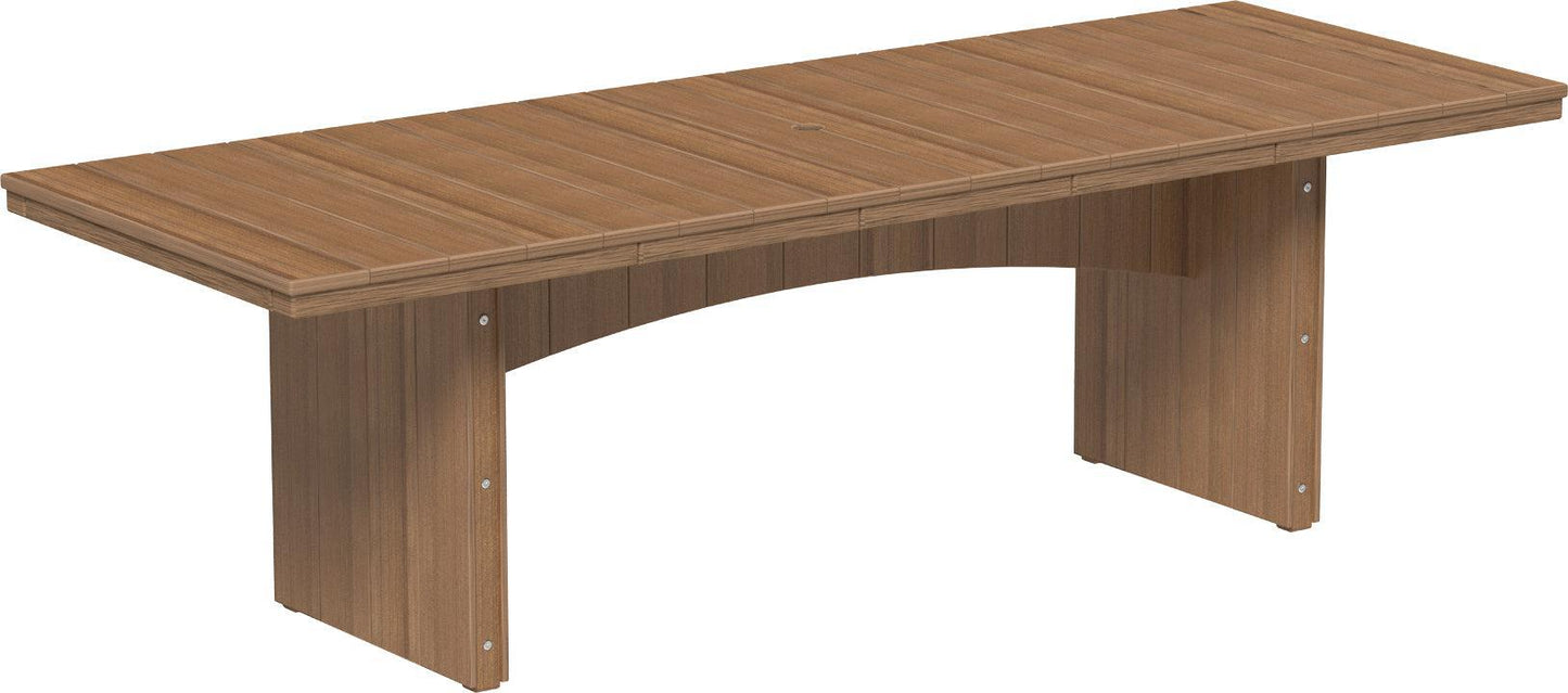 LuxCraft Recycled Plastic 3' x 8' Urban Rectangular Table (BAR HEIGHT) - LEAD TIME TO SHIP 3 TO 4 WEEKS