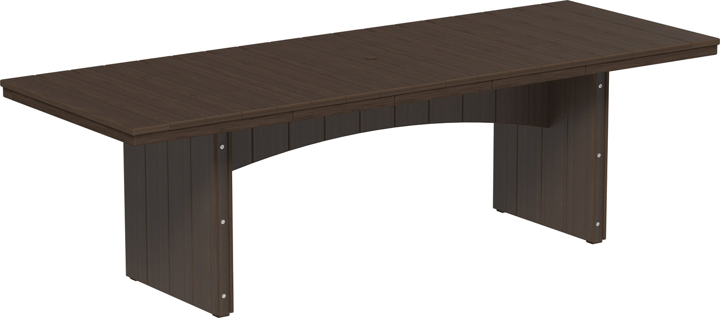 LuxCraft Recycled Plastic 3' x 8' Urban Rectangular Table (COUNTER HEIGHT) - LEAD TIME TO SHIP 3 TO 4 WEEKS