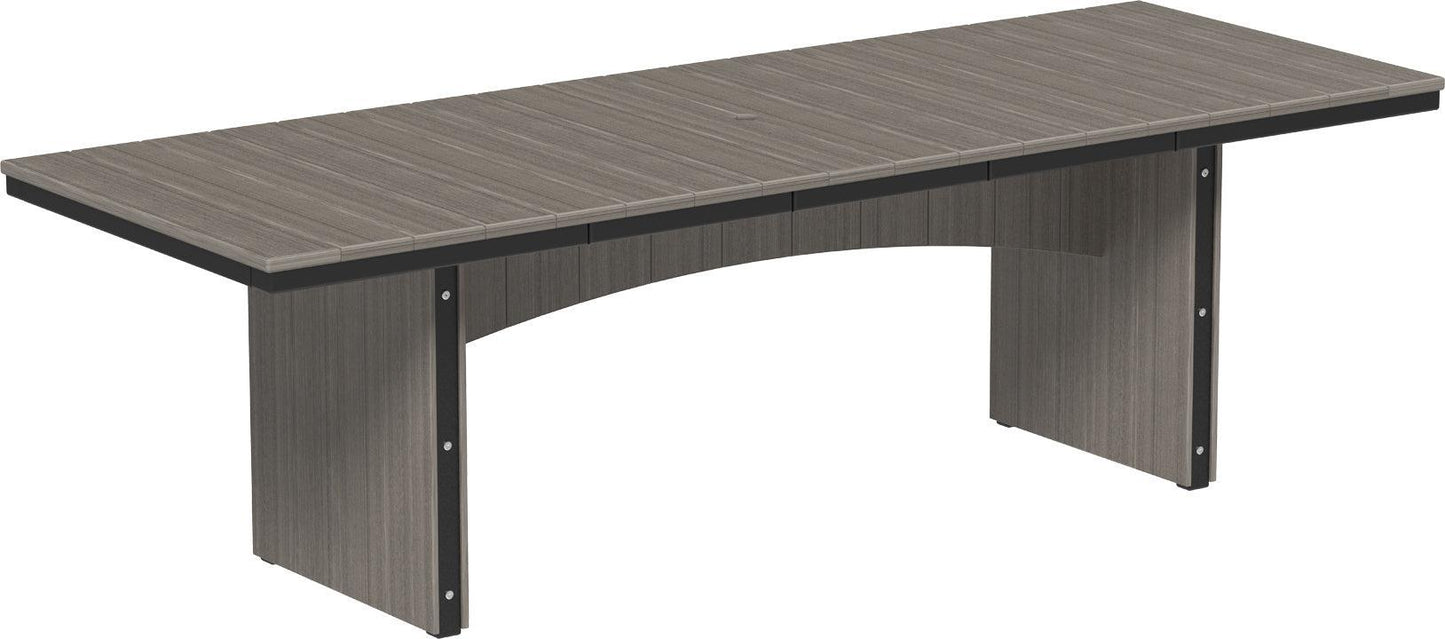 LuxCraft Recycled Plastic 3' x 8' Urban Rectangular Table (BAR HEIGHT) - LEAD TIME TO SHIP 3 TO 4 WEEKS