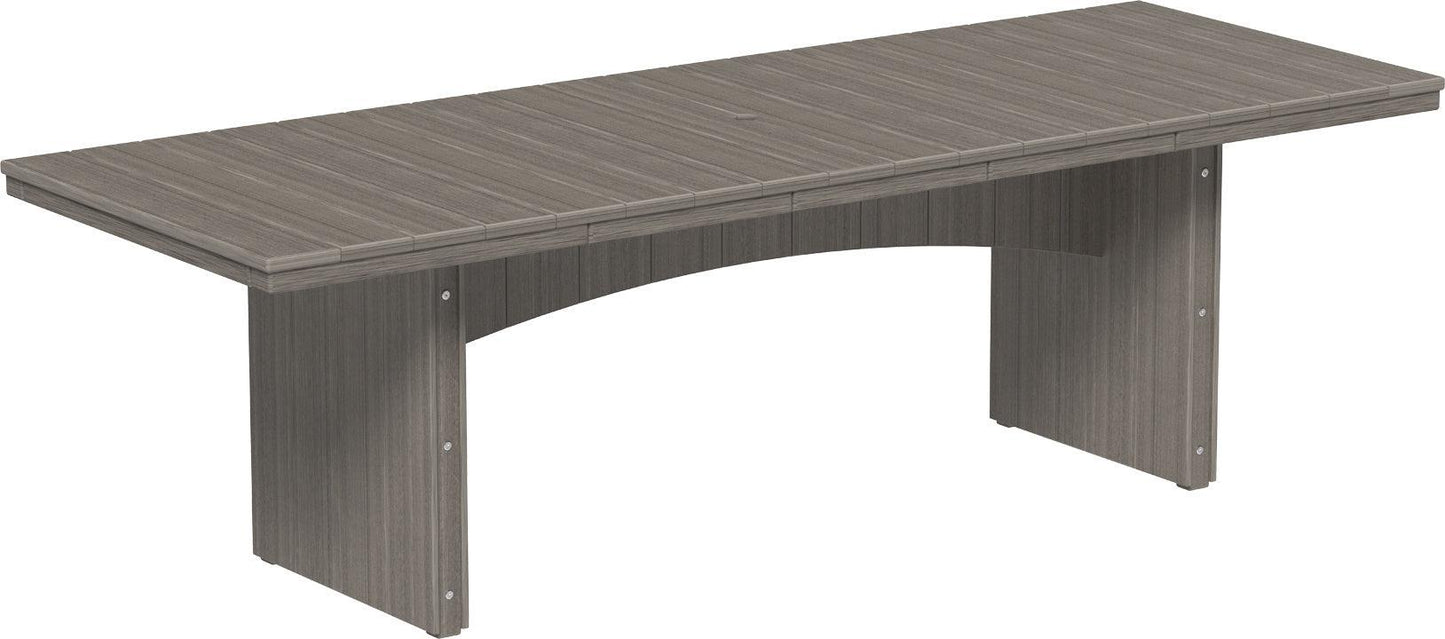 LuxCraft Recycled Plastic 3' x 8' Urban Rectangular Table (BAR HEIGHT) - LEAD TIME TO SHIP 3 TO 4 WEEKS