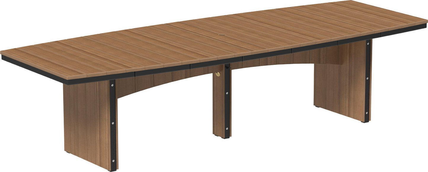 LuxCraft Recycled Plastic 4’ x 10’ Urban Oval Table (DINING HEIGHT) - LEAD TIME TO SHIP 3 TO 4 WEEKS