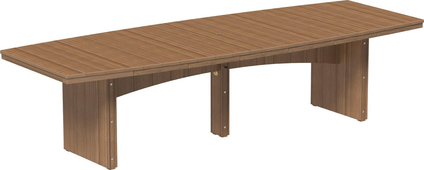 LuxCraft Recycled Plastic 4’ x 10’ Urban Oval Table (DINING HEIGHT) - LEAD TIME TO SHIP 3 TO 4 WEEKS