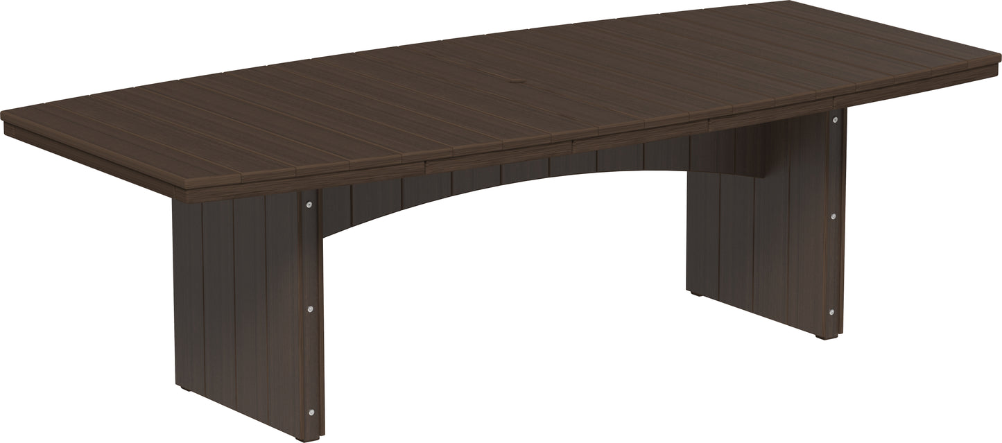LuxCraft Recycled Plastic 4’ x 8’ Urban Oval Table (COUNTER HEIGHT) - LEAD TIME TO SHIP 3 TO 4 WEEKS