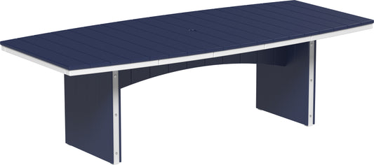 LuxCraft Recycled Plastic 4' x 8' Urban Oval Table (DINING HEIGHT) - LEAD TIME TO SHIP 3 TO 4 WEEKS