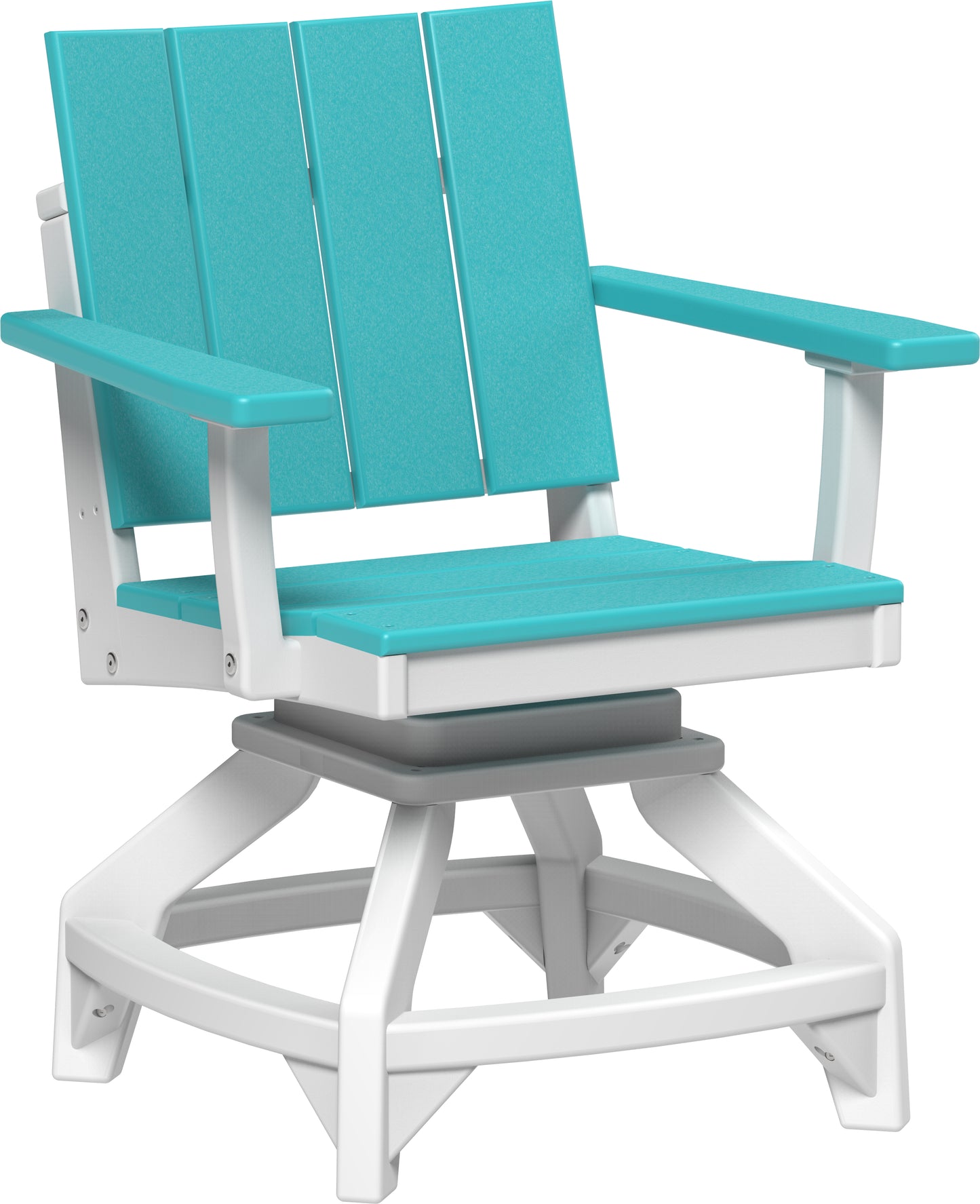 LuxCraft Recycled Plastic Urban Swivel Chair (DINING HEIGHT) - LEAD TIME TO SHIP 3 TO 4 WEEKS