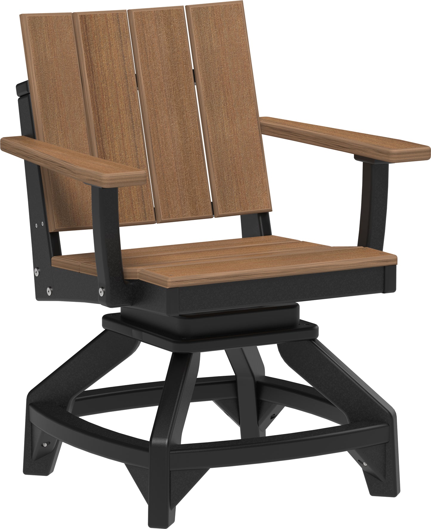 LuxCraft Recycled Plastic Urban Swivel Chair (DINING HEIGHT) - LEAD TIME TO SHIP 3 TO 4 WEEKS