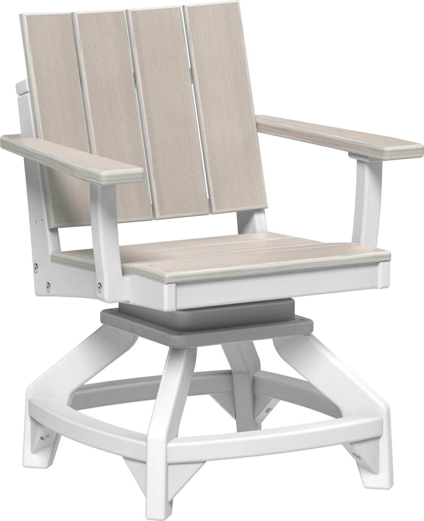 LuxCraft Recycled Plastic Urban Swivel Chair (DINING HEIGHT) - LEAD TIME TO SHIP 3 TO 4 WEEKS