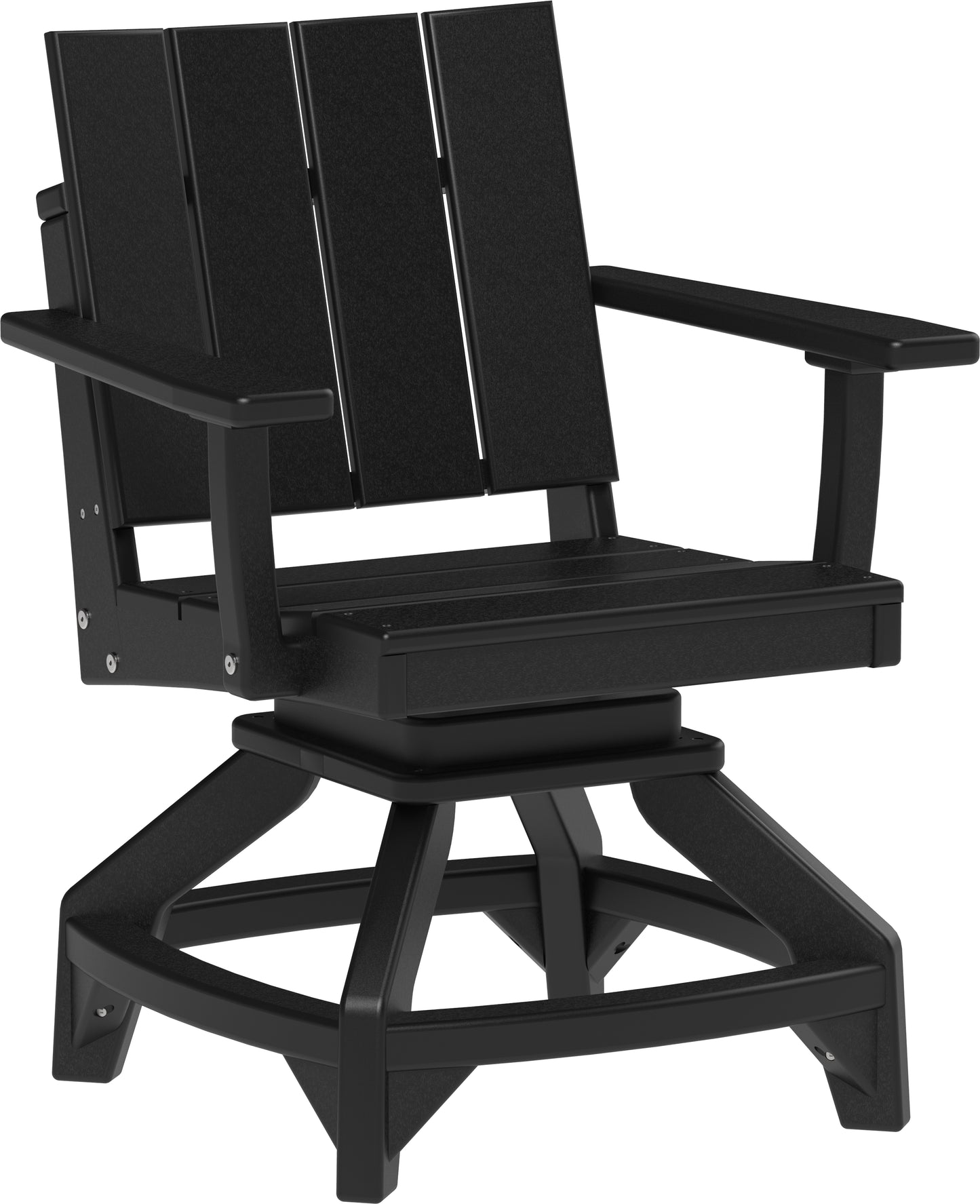 LuxCraft Recycled Plastic Urban Swivel Chair (DINING HEIGHT) - LEAD TIME TO SHIP 3 TO 4 WEEKS