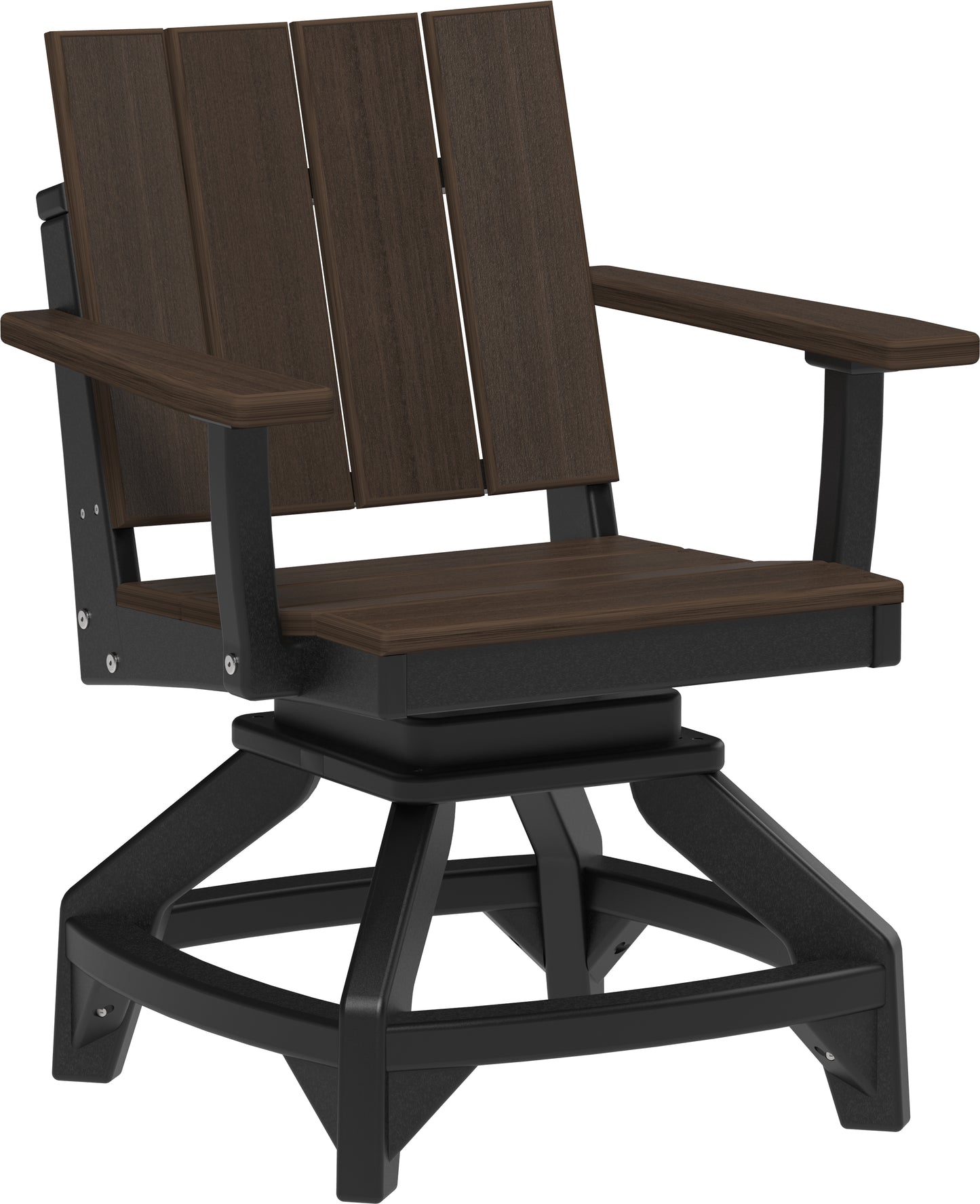 LuxCraft Recycled Plastic Urban Swivel Chair (DINING HEIGHT) - LEAD TIME TO SHIP 3 TO 4 WEEKS