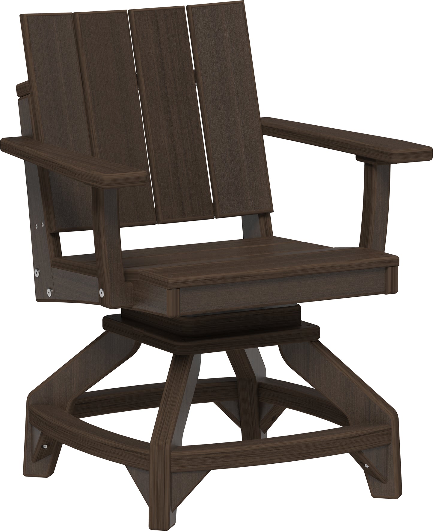 LuxCraft Recycled Plastic Urban Swivel Chair (DINING HEIGHT) - LEAD TIME TO SHIP 3 TO 4 WEEKS