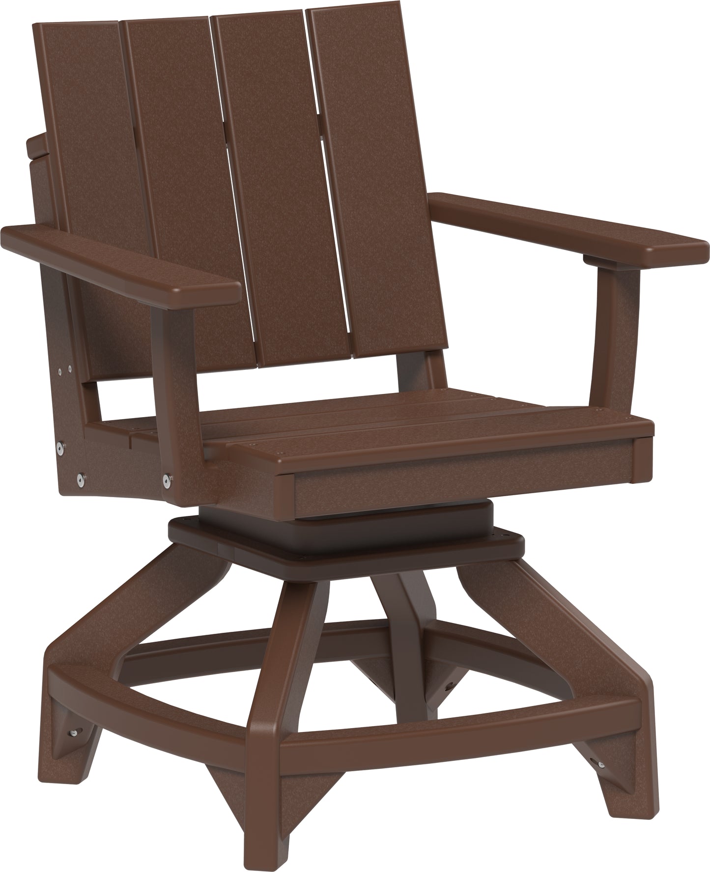 LuxCraft Recycled Plastic Urban Swivel Chair (DINING HEIGHT) - LEAD TIME TO SHIP 3 TO 4 WEEKS