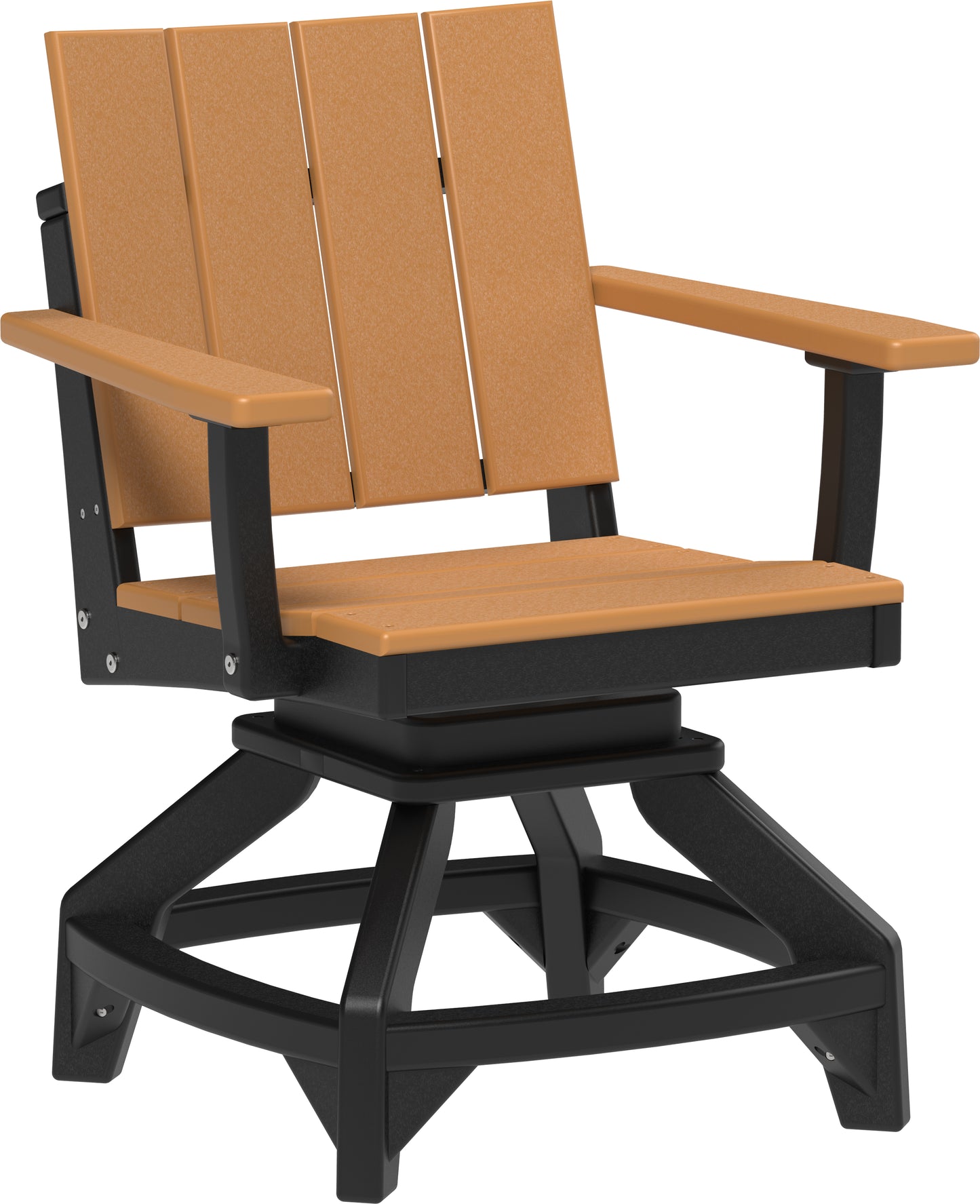 LuxCraft Recycled Plastic Urban Swivel Chair (DINING HEIGHT) - LEAD TIME TO SHIP 3 TO 4 WEEKS