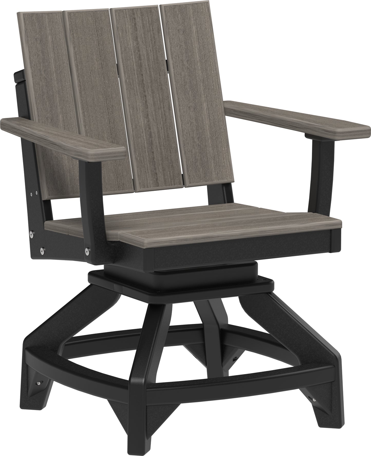 LuxCraft Recycled Plastic Urban Swivel Chair (DINING HEIGHT) - LEAD TIME TO SHIP 3 TO 4 WEEKS