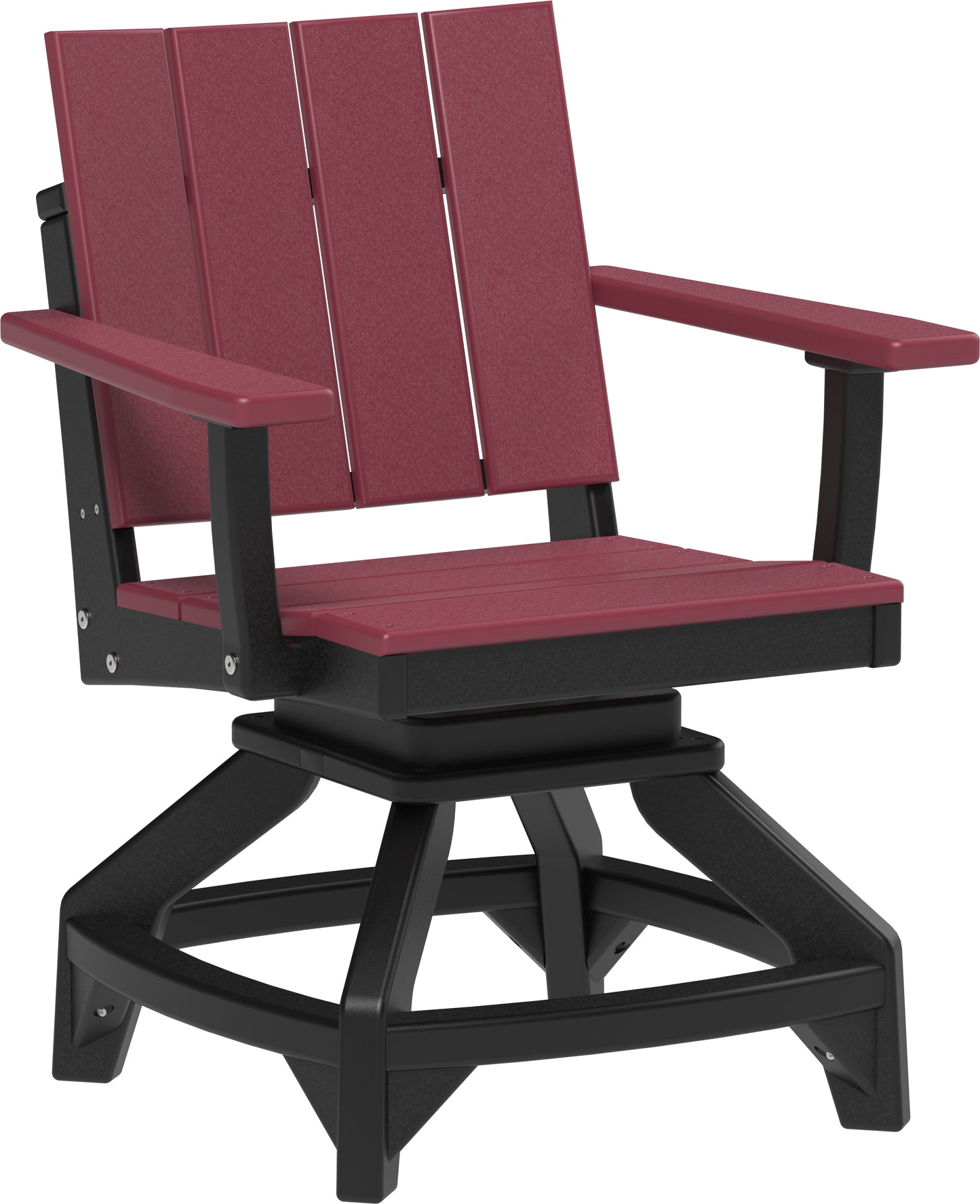 LuxCraft Recycled Plastic Urban Swivel Chair (DINING HEIGHT) - LEAD TIME TO SHIP 3 TO 4 WEEKS