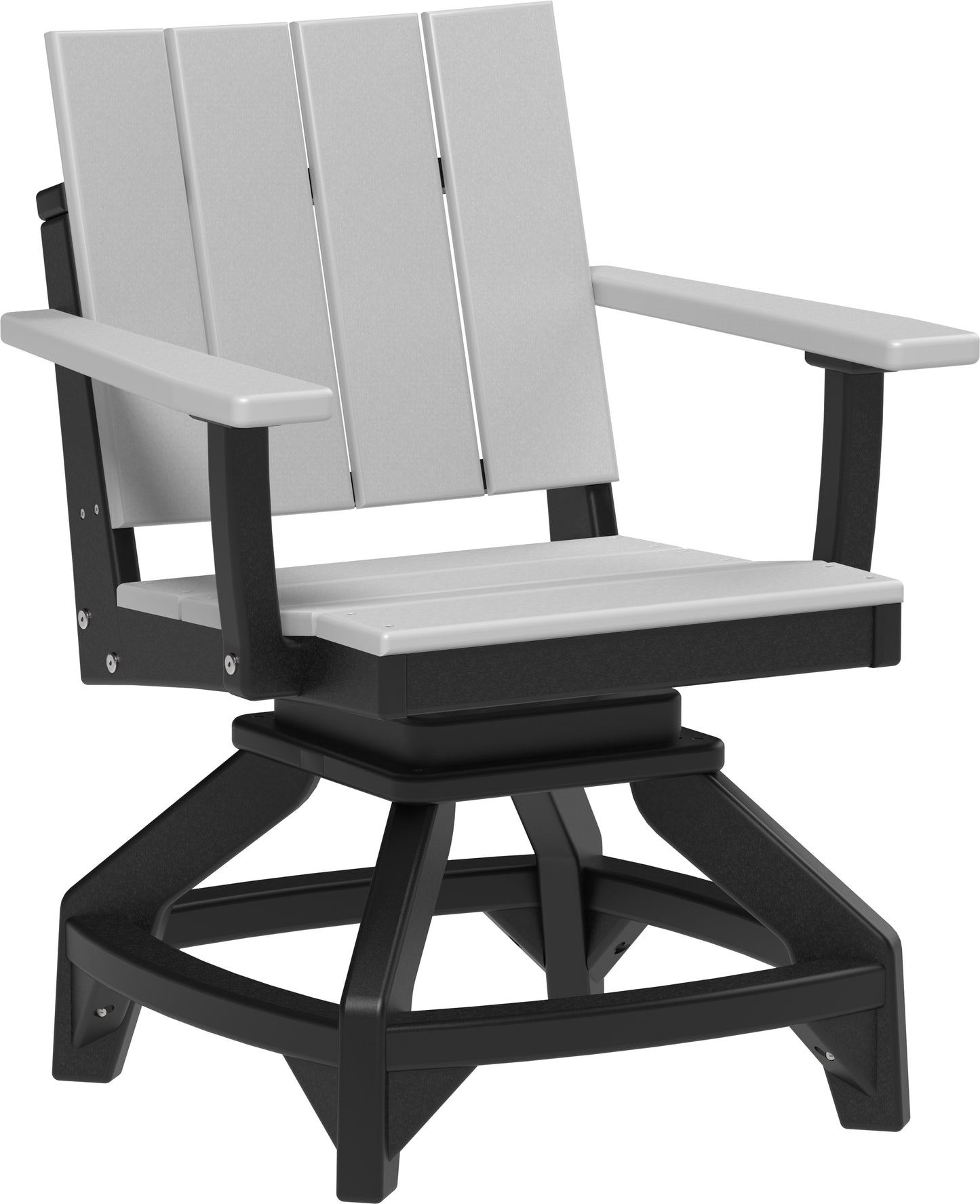LuxCraft Recycled Plastic Urban Swivel Chair (DINING HEIGHT) - LEAD TIME TO SHIP 3 TO 4 WEEKS