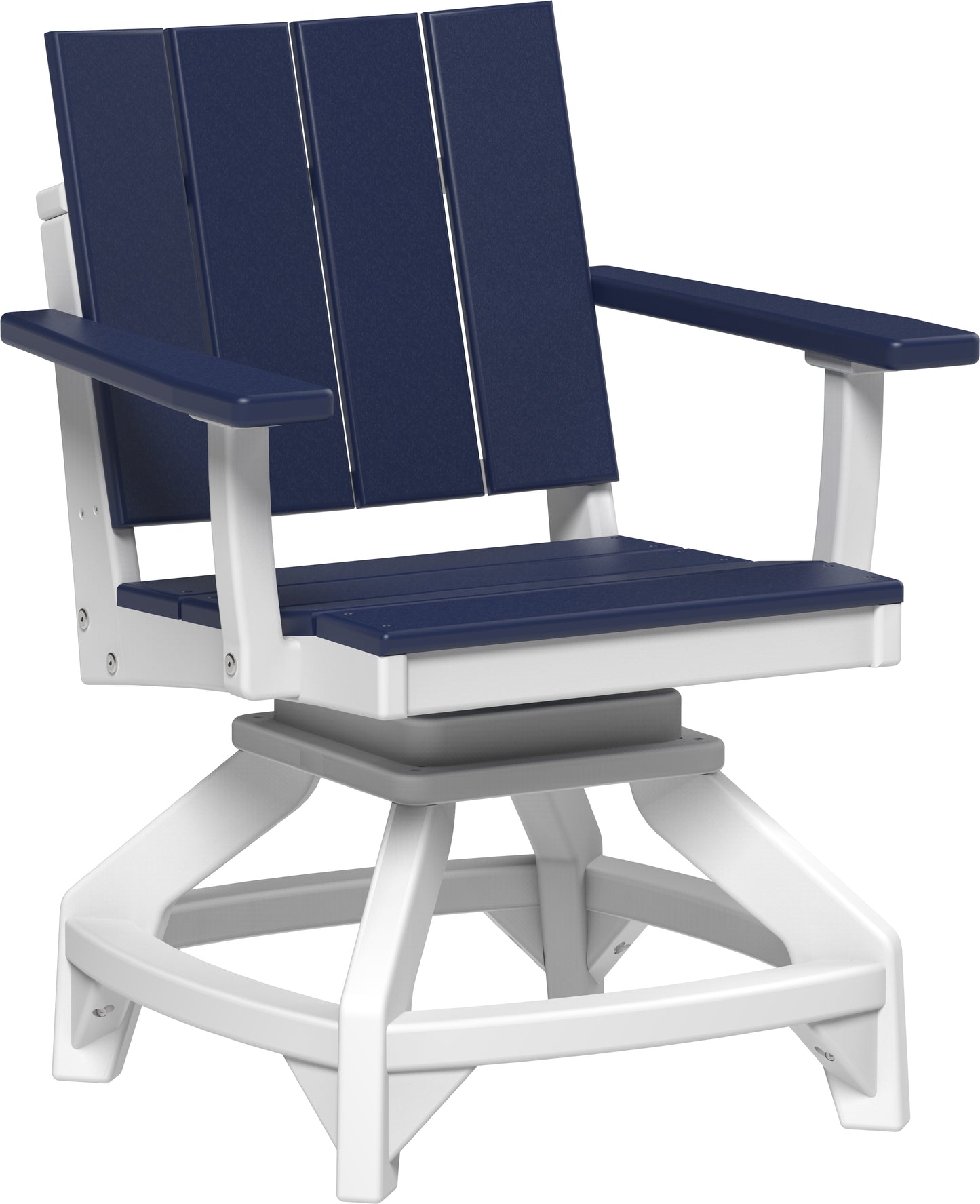 LuxCraft Recycled Plastic Urban Swivel Chair (DINING HEIGHT) - LEAD TIME TO SHIP 3 TO 4 WEEKS