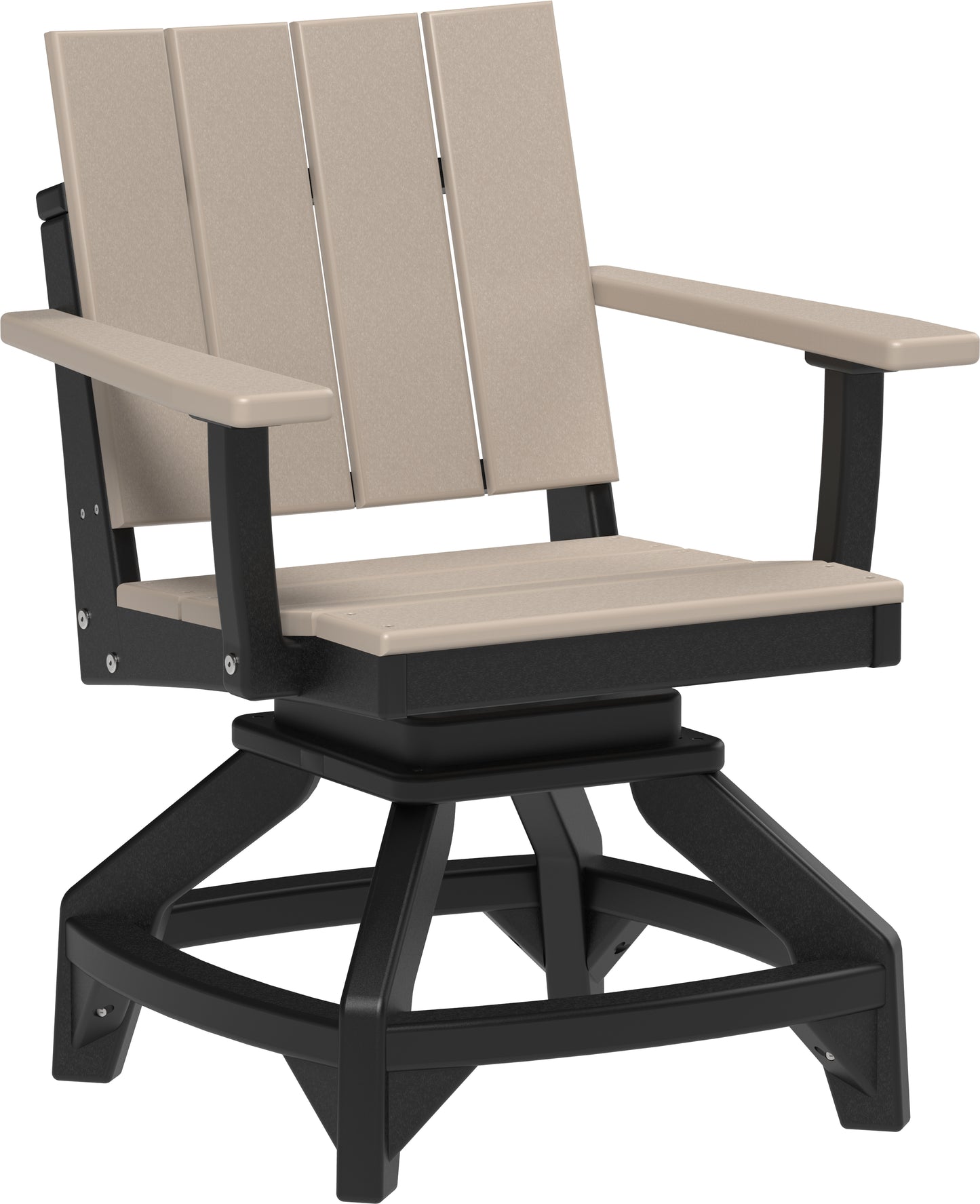 LuxCraft Recycled Plastic Urban Swivel Chair (DINING HEIGHT) - LEAD TIME TO SHIP 3 TO 4 WEEKS