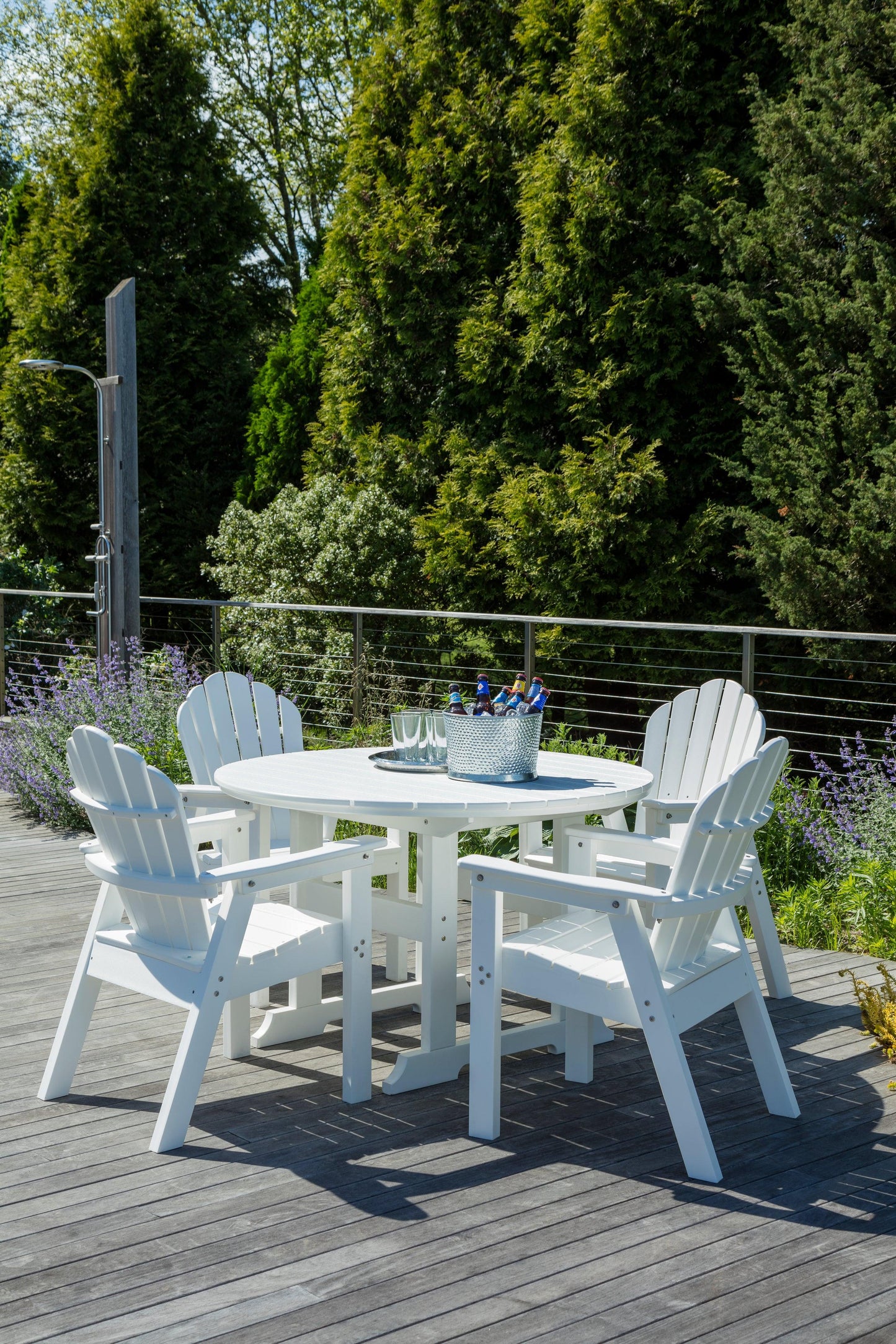 Seaside Casual Recycled Plastic Adirondack Classic Dining Chair - LEAD TIME TO SHIP 2 TO 4 WEEKS