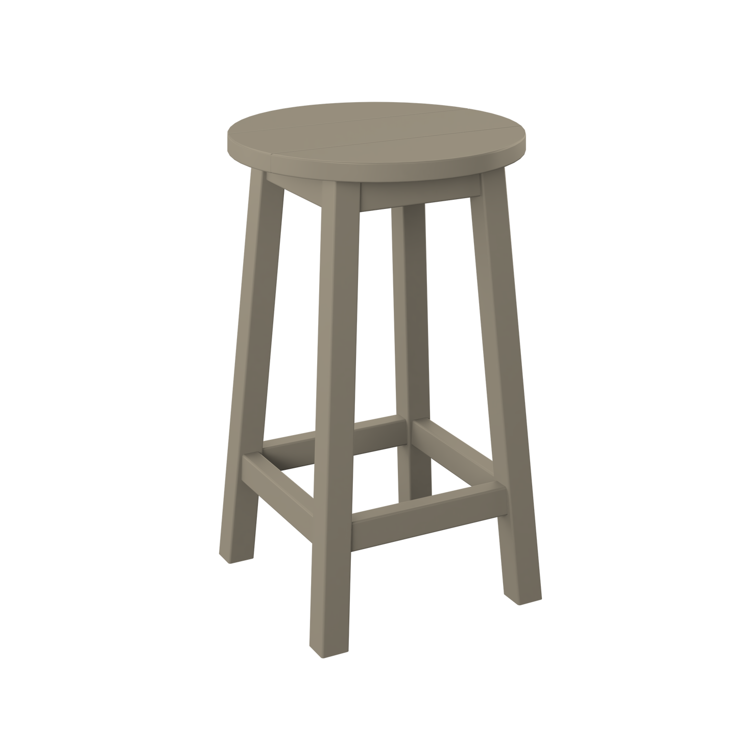Polybird P94-C Round Bar Stool (COUNTER HEIGHT) - LEAD TIME TO SHIP 5 BUSINESS DAYS OR LESS