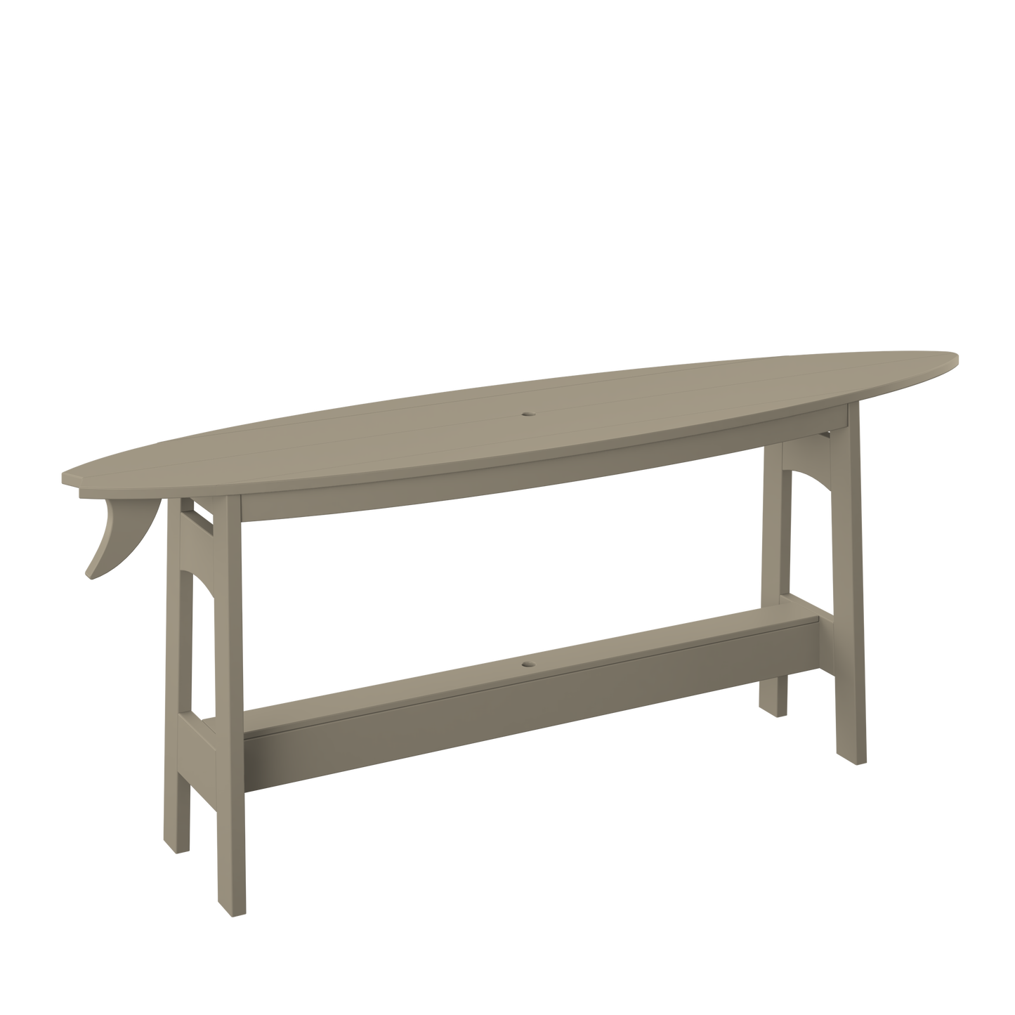 Polybird P88-R Surfboard 72" Dining Table (DINING HEIGHT) - LEAD TIME TO SHIP 5 BUSINESS DAYS OR LESS