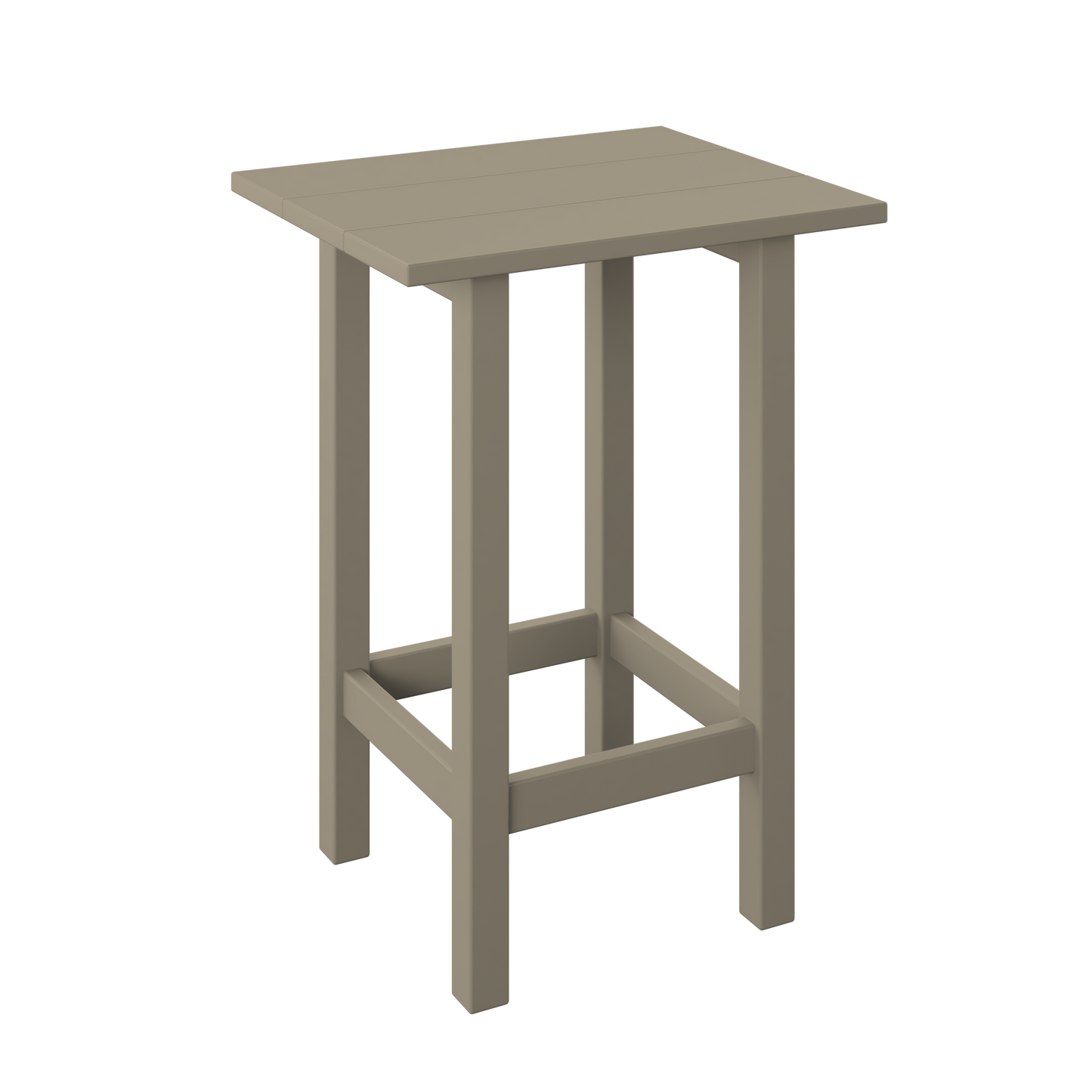 Polybird P65 Modern Balcony End Table (PAIRS WITH COUNTER HEIGHT CHAIRS) - LEAD TIME TO SHIP 7 BUSINESS DAYS OR LESS