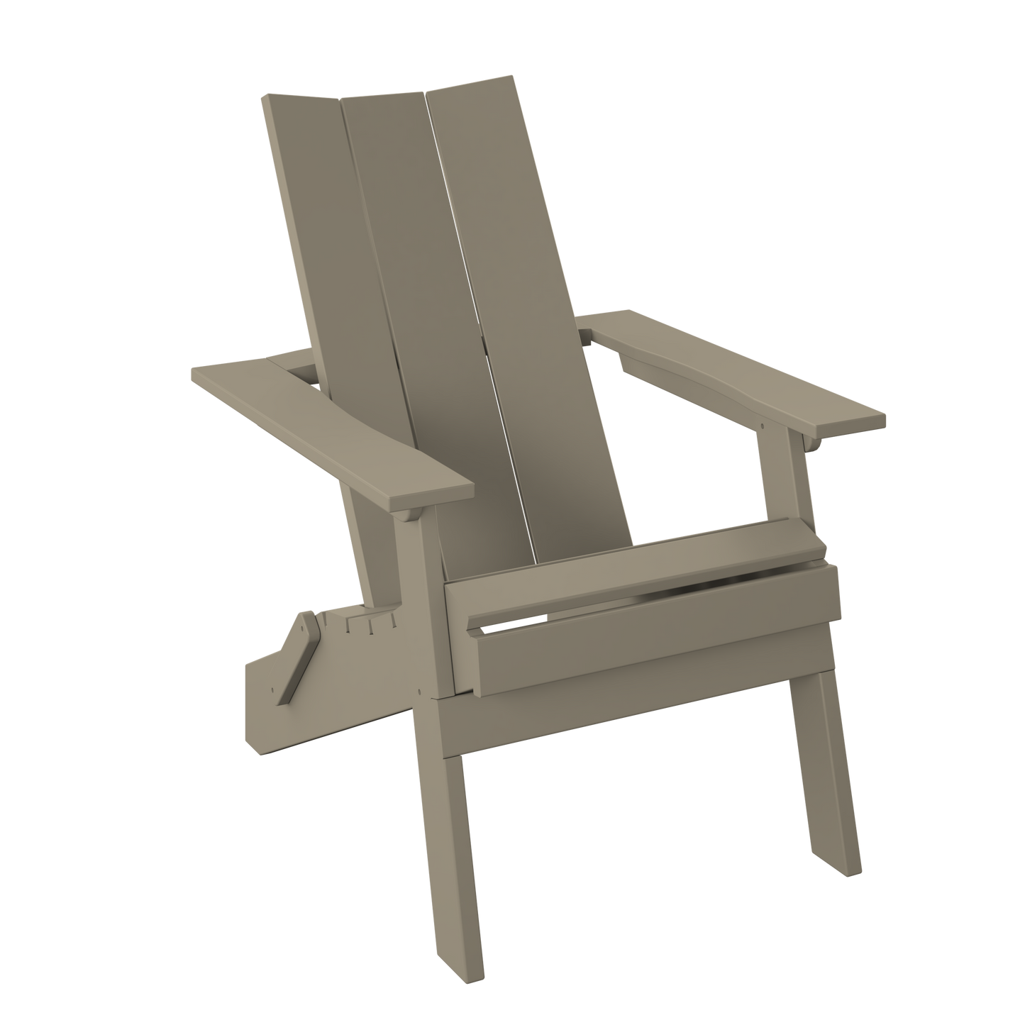 Polybird P61 Modern Folding Adirondack Chair - LEAD TIME TO SHIP 5 BUSINESS DAYS OR LESS
