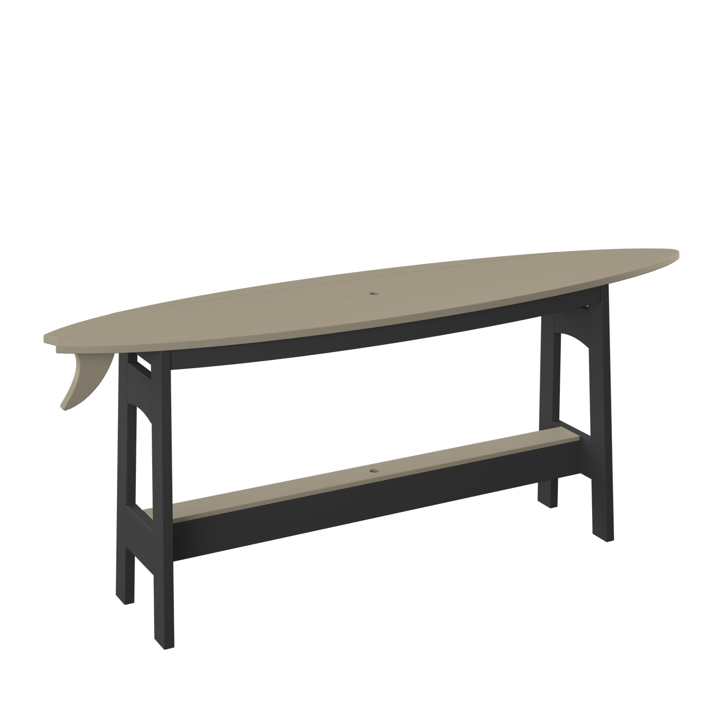 Polybird P88-R Surfboard 72" Dining Table (DINING HEIGHT) - LEAD TIME TO SHIP 5 BUSINESS DAYS OR LESS
