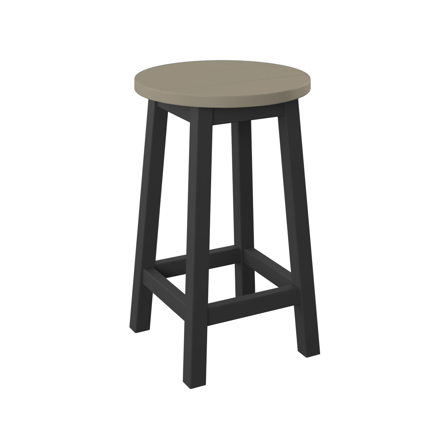 Polybird P94-C Round Bar Stool (COUNTER HEIGHT) - LEAD TIME TO SHIP 5 BUSINESS DAYS OR LESS