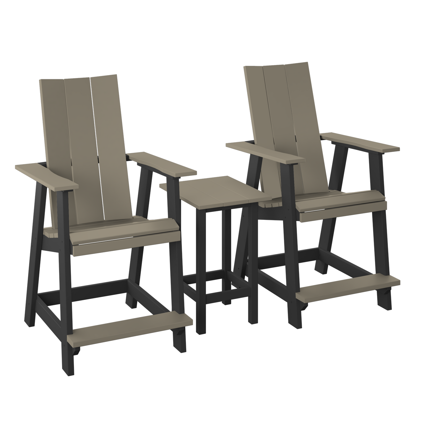 Polybird P67 Modern Balcony Set (COUNTER HEIGHT) - LEAD TIME TO SHIP 7 BUSINESS DAYS OR LESS