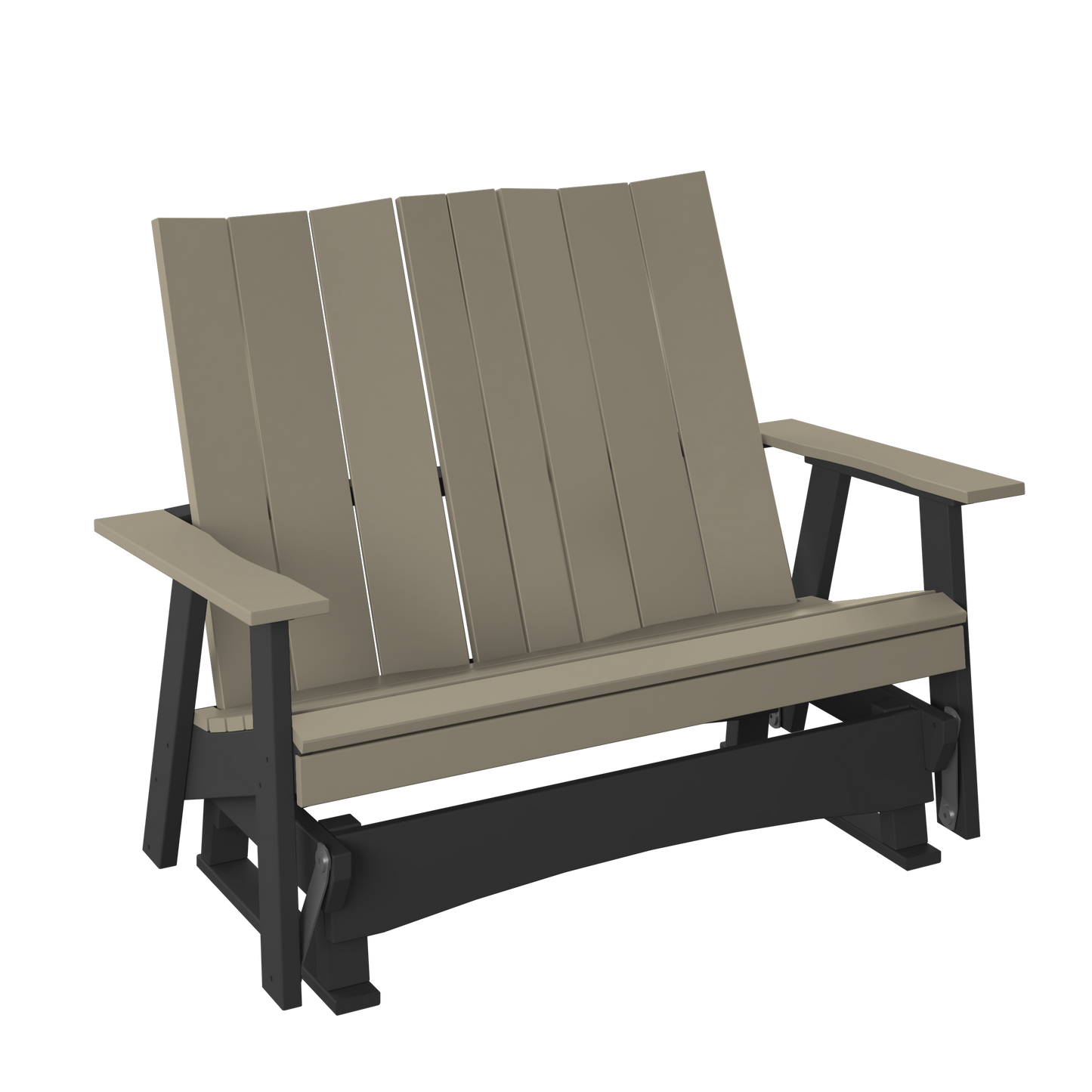 Polybird P63 Modern 4' Glider Bench - LEAD TIME TO SHIP 5 BUSINESS DAYS OR LESS